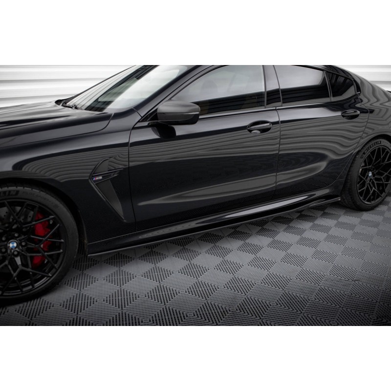 Kit carrosserie Maxton Design BMW M8 Gran Coupé F93 (2019-2022) : lame avant, bas de caisse, lame arrière, lames arrière