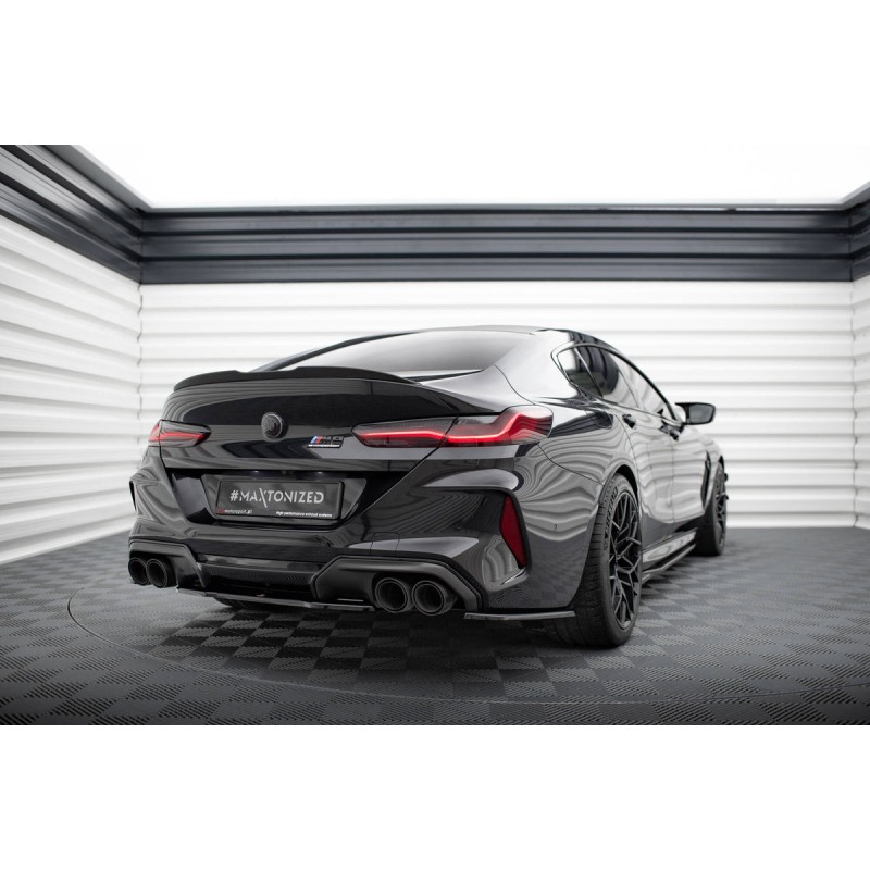 Kit carrosserie Maxton Design BMW M8 Gran Coupé F93 (2019-2022) : lame avant, bas de caisse, lame arrière, lames arrière