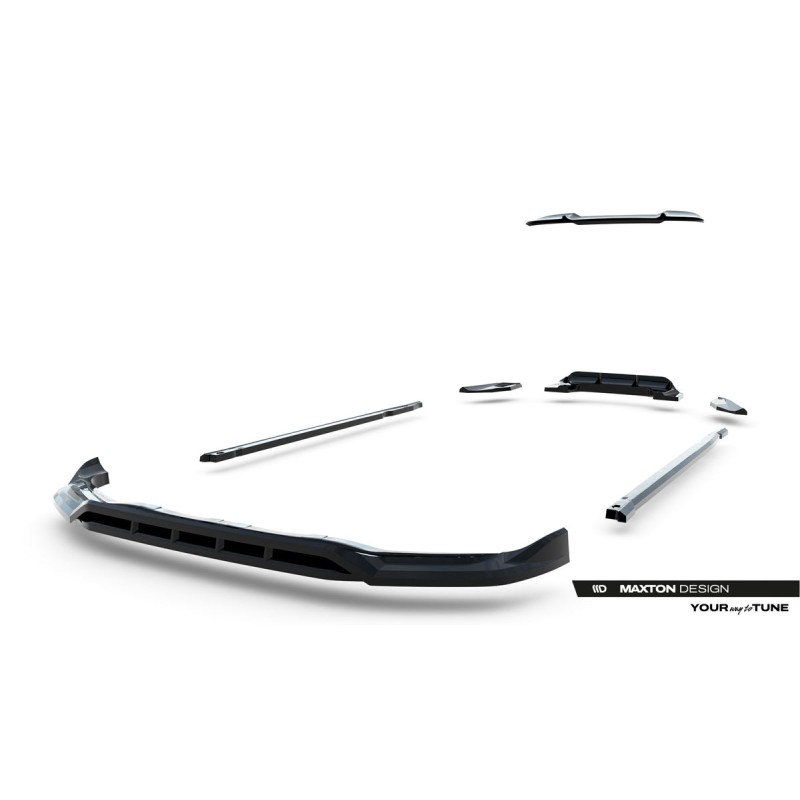 Kit carrosserie Maxton Design BMW X1 M35i U11 (2022+) : lame avant, bas de caisse, lame arrière, lames arrière, becquet