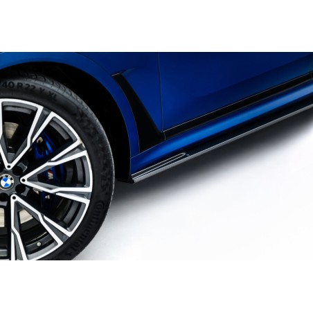 Kit carrosserie carbone Maxton Design BMW X7 M-Pack G07 (2018-2022) : lame avant, bas de caisse, becquet