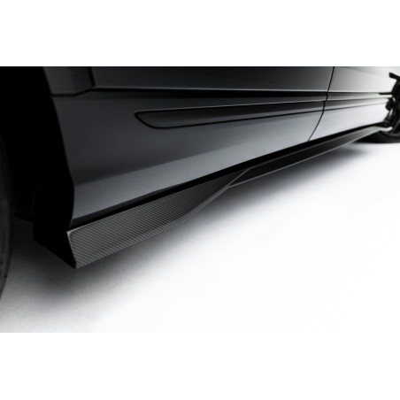Kit carrosserie carbone Maxton Design Audi Q8 S-Line Mk1 restylée (2023+) : lame avant, bas de caisse, lames arrière, becquet