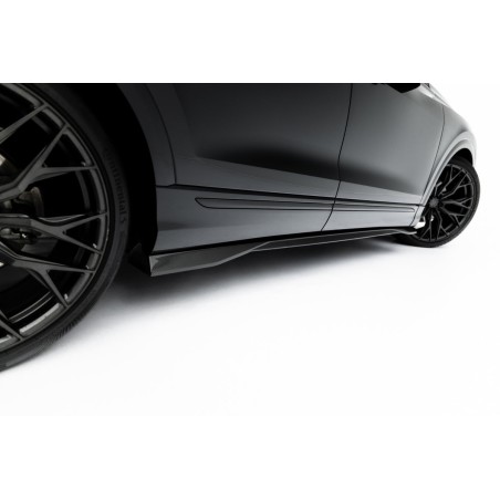 Kit carrosserie carbone Maxton Design Audi Q8 S-Line Mk1 restylée (2023+) : lame avant, bas de caisse, lames arrière, becquet