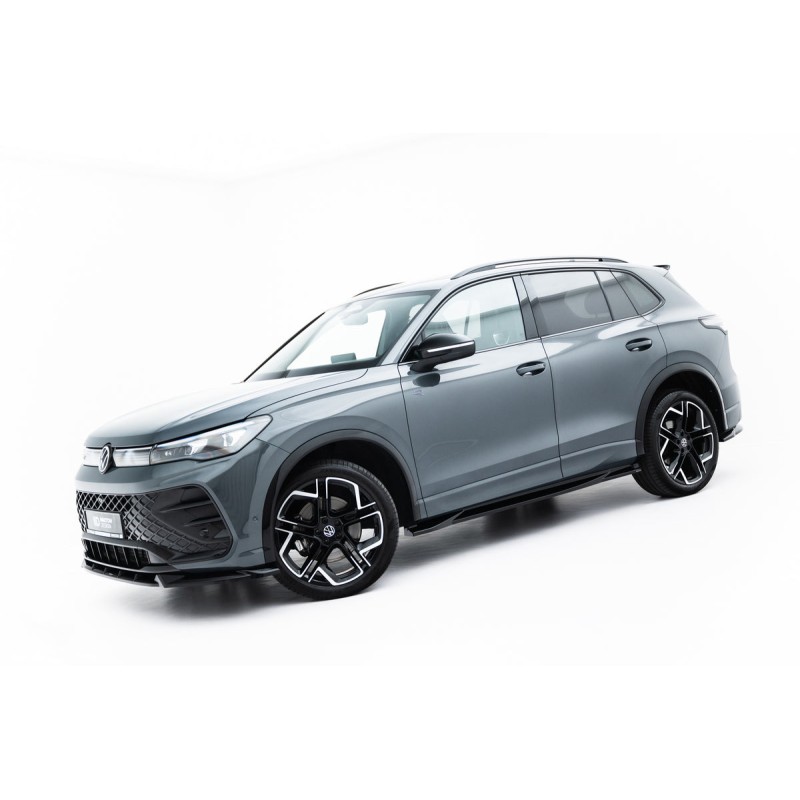 Kit carrosserie Maxton Design Volkswagen Tiguan R-Line Mk3 (2024+) : lame avant, bas de caisse, lame arrière, becquet