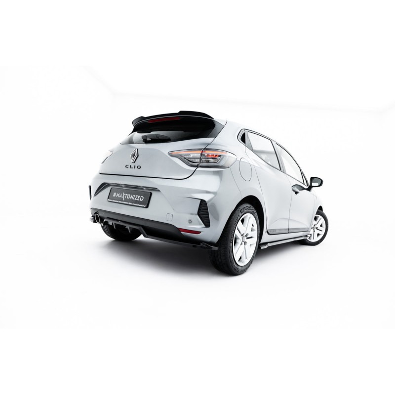 Kit carrosserie Maxton Design Renault Clio Mk5 restylée (2023+) : lame avant, bas de caisse, lame arrière, becquet