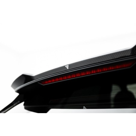 Kit carrosserie carbone Maxton Design Audi Q8 S-Line Mk1 restylée (2023+) : lame avant, bas de caisse, lames arrière, becquet
