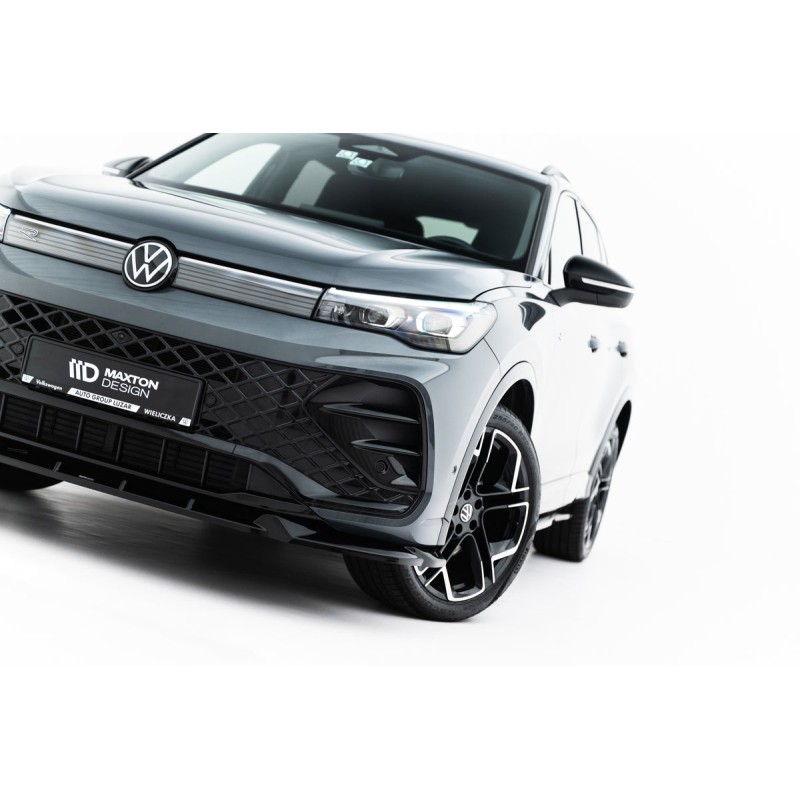 Kit carrosserie Maxton Design Volkswagen Tiguan R-Line Mk3 (2024+) : lame avant, bas de caisse, lame arrière, becquet