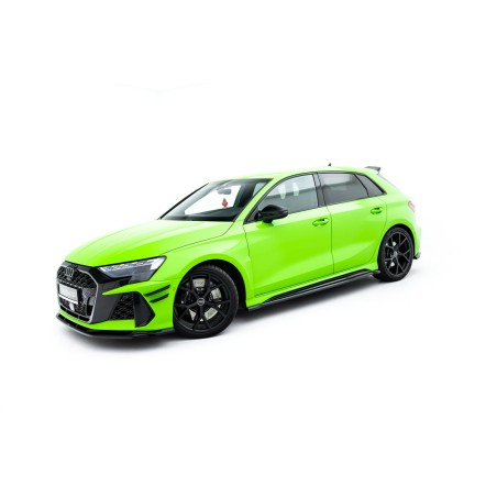 Kit carrosserie Maxton Design Audi RS3 Sportback 8Y restylée V.1 (2024+) : lame avant, bas de caisse, lame arrière, becquet