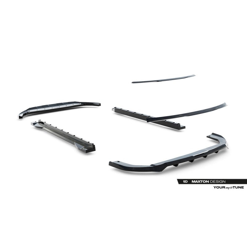 Kit carrosserie Maxton Design BYD Seal U Mk1 (2023+) : lame avant, bas de caisse, lame arrière, becquet