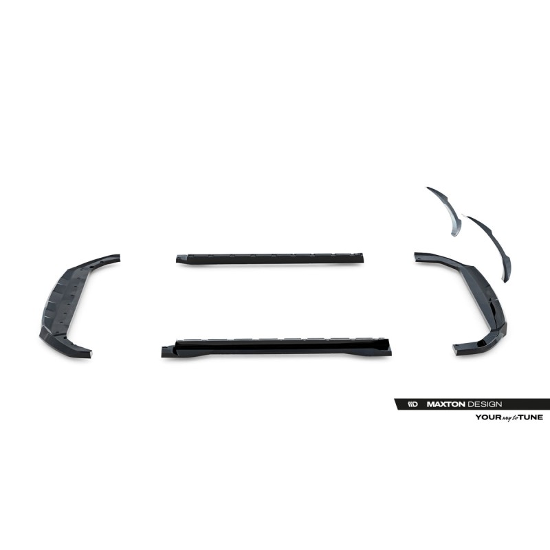 Kit carrosserie Maxton Design BYD Seal U Mk1 (2023+) : lame avant, bas de caisse, lame arrière, becquet