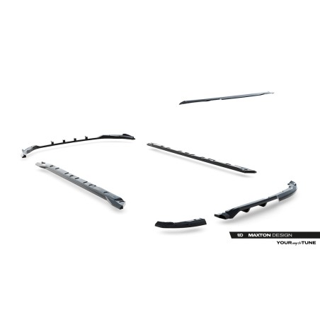 Kit carrosserie Maxton Design Renault Clio Mk5 restylée (2023+) : lame avant, bas de caisse, lame arrière, becquet