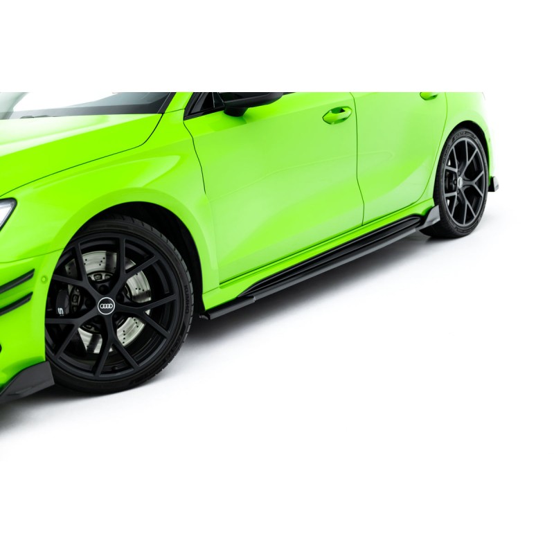 Kit carrosserie Maxton Design Audi RS3 Sportback 8Y restylée V.2 (2024+) : lame avant, bas de caisse, lame arrière, becquet