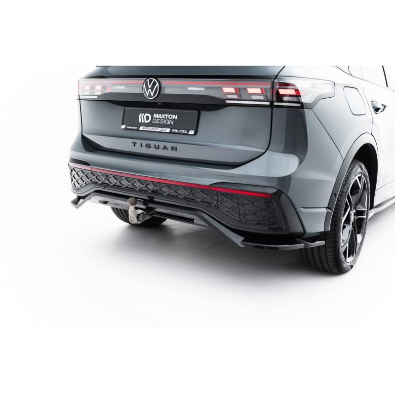 Kit carrosserie Maxton Design Volkswagen Tiguan R-Line Mk3 (2024+) : lame avant, bas de caisse, lame arrière, becquet