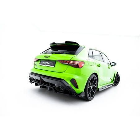 Kit carrosserie Maxton Design Audi RS3 Sportback 8Y restylée V.2 (2024+) : lame avant, bas de caisse, lame arrière, becquet