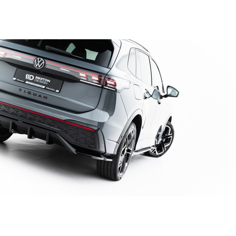 Kit carrosserie Maxton Design Volkswagen Tiguan R-Line Mk3 (2024+) : lame avant, bas de caisse, lame arrière, becquet