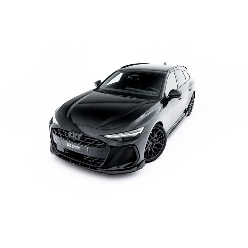 Kit carrosserie Maxton Design Audi A6 S-Line Avant C9 V.2 (2025+) : lame avant, bas de caisse, lame arrière, becquet