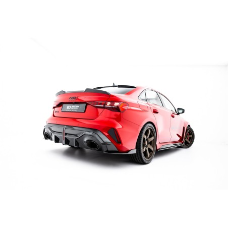 Kit carrosserie carbone Maxton Design Audi RS3 Berline 8Y restylée (2024+) : lame avant, diffuseur arrière, lames arrière
