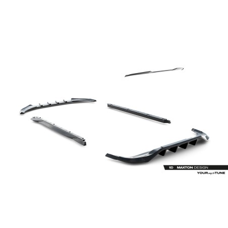Kit carrosserie Maxton Design Volkswagen Tiguan R-Line Mk3 (2024+) : lame avant, bas de caisse, lame arrière, becquet