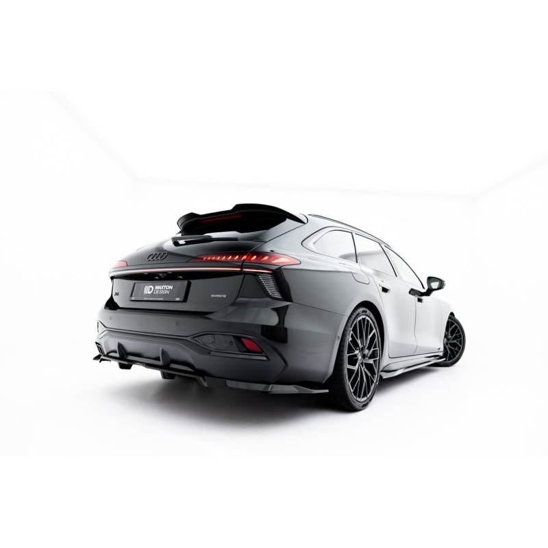 Kit carrosserie Maxton Design Audi A6 S-Line Avant C9 V.2 (2025+) : lame avant, bas de caisse, lame arrière, becquet
