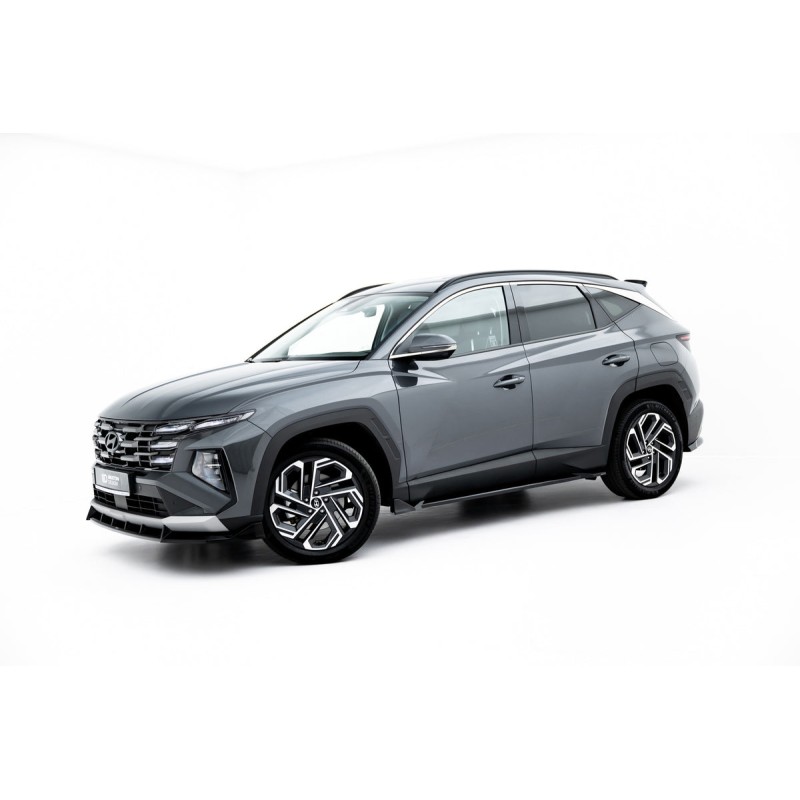 Kit carrosserie Maxton Design Hyundai Tucson Mk4 restylée (2024+) : lame avant, bas de caisse, lame arrière, becquet