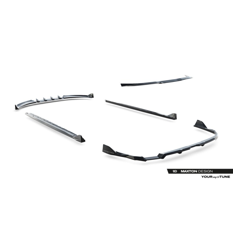 Kit carrosserie Maxton Design Audi A6 S-Line Avant C9 V.2 (2025+) : lame avant, bas de caisse, lame arrière, becquet