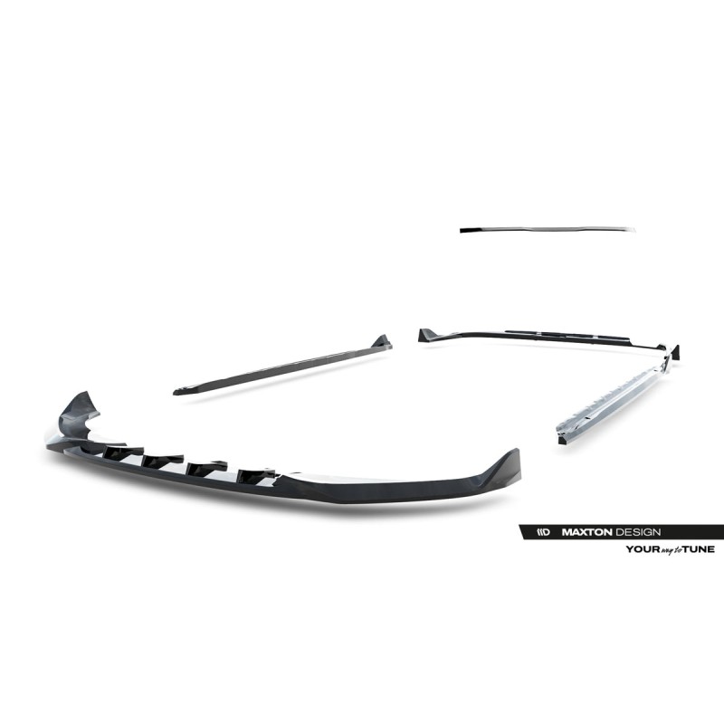 Kit carrosserie Maxton Design Audi A6 S-Line Avant C9 V.2 (2025+) : lame avant, bas de caisse, lame arrière, becquet
