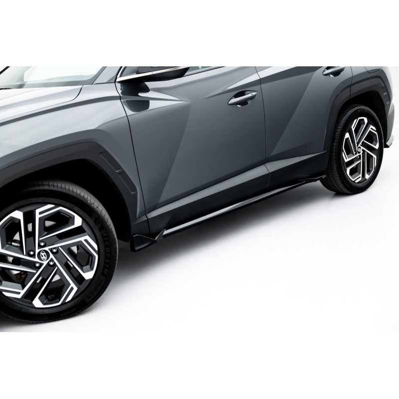 Kit carrosserie Maxton Design Hyundai Tucson Mk4 restylée (2024+) : lame avant, bas de caisse, lame arrière, becquet