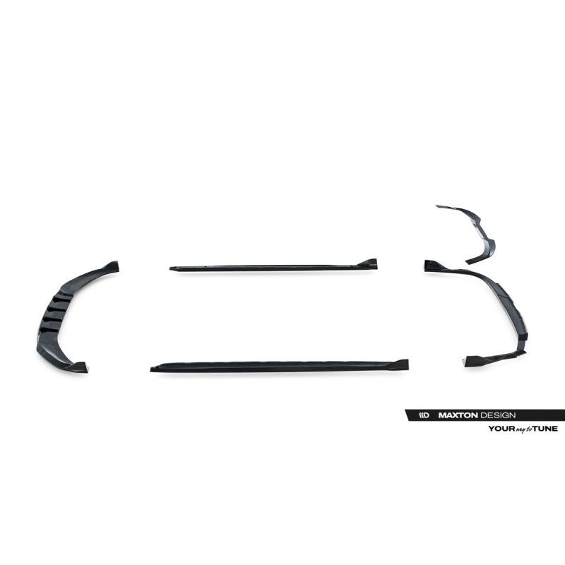Kit carrosserie Maxton Design Audi A6 S-Line Avant C9 V.2 (2025+) : lame avant, bas de caisse, lame arrière, becquet