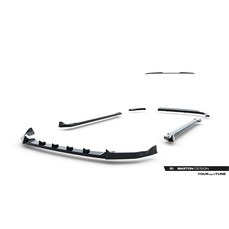 Kit carrosserie Maxton Design Hyundai Tucson Mk4 restylée (2024+) : lame avant, bas de caisse, lame arrière, becquet