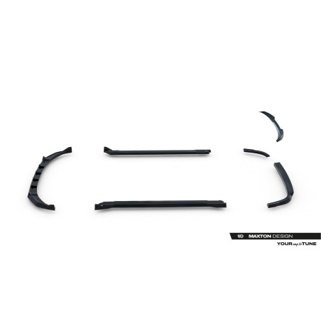 Kit carrosserie Maxton Design Hyundai Tucson Mk4 restylée (2024+) : lame avant, bas de caisse, lame arrière, becquet