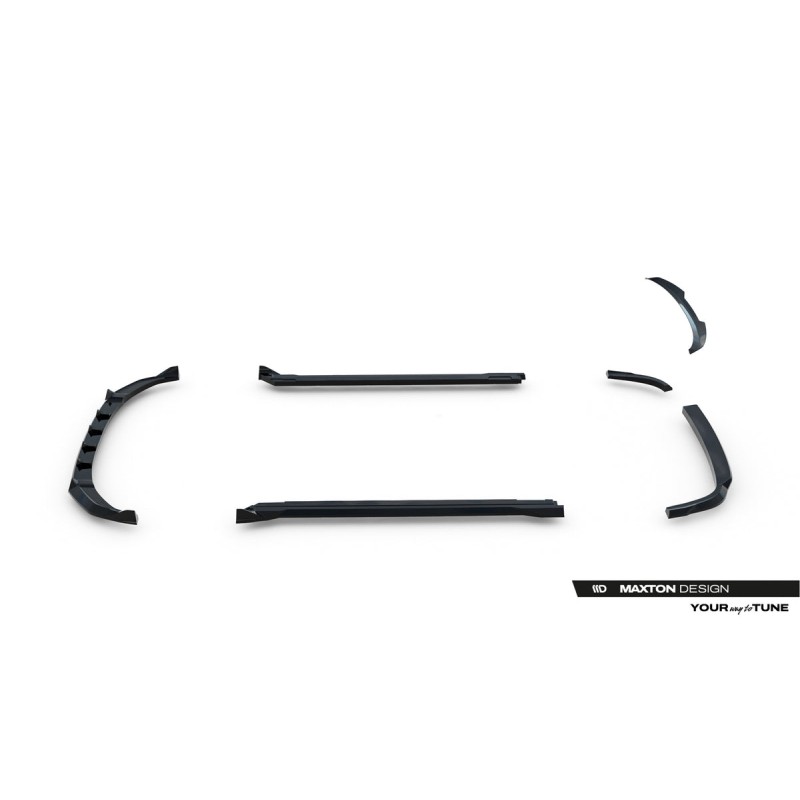 Kit carrosserie Maxton Design Hyundai Tucson Mk4 restylée (2024+) : lame avant, bas de caisse, lame arrière, becquet