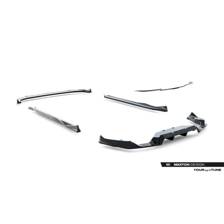 Kit carrosserie Maxton Design BMW X2 M35i U10 (2023+) : lame avant, bas de caisse, lame arrière, becquet