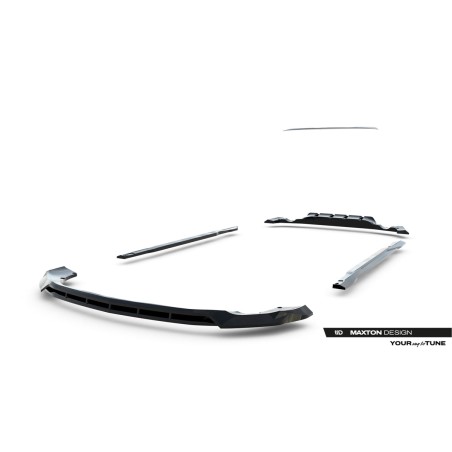 Kit carrosserie Maxton Design Mercedes-AMG GLA 35 H247 restylée (2023-2026) : lame avant, bas de caisse, lame arrière, becquet