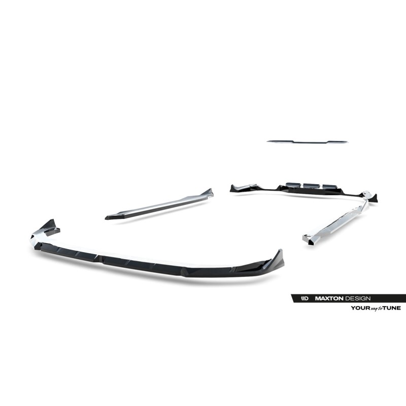 Kit carrosserie Maxton Design BMW X2 M35i U10 (2023+) : lame avant, bas de caisse, lame arrière, becquet