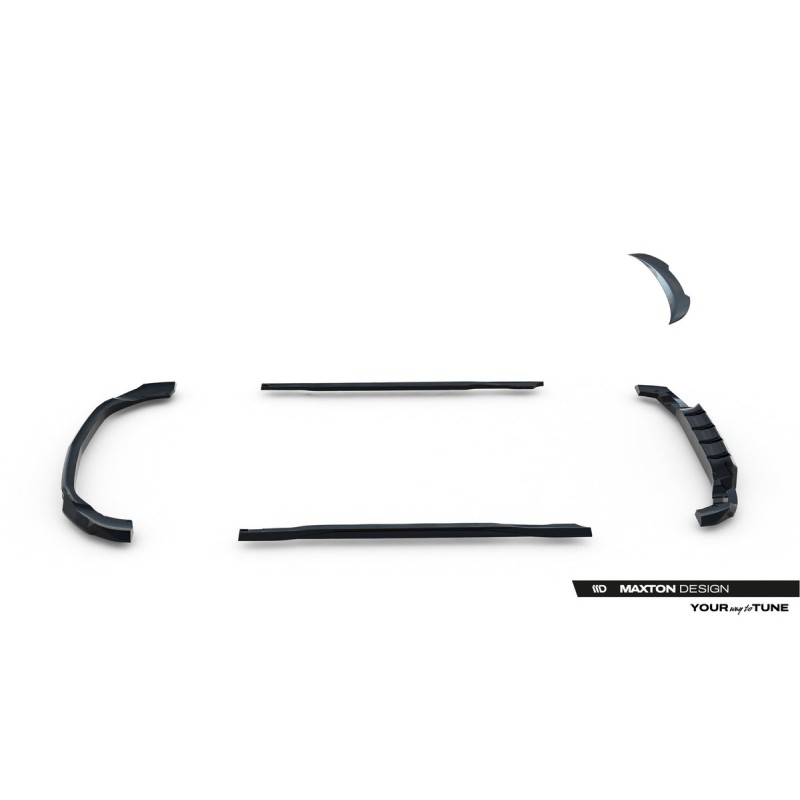 Kit carrosserie Maxton Design Mercedes-AMG GLA 35 H247 restylée (2023-2026) : lame avant, bas de caisse, lame arrière, becquet