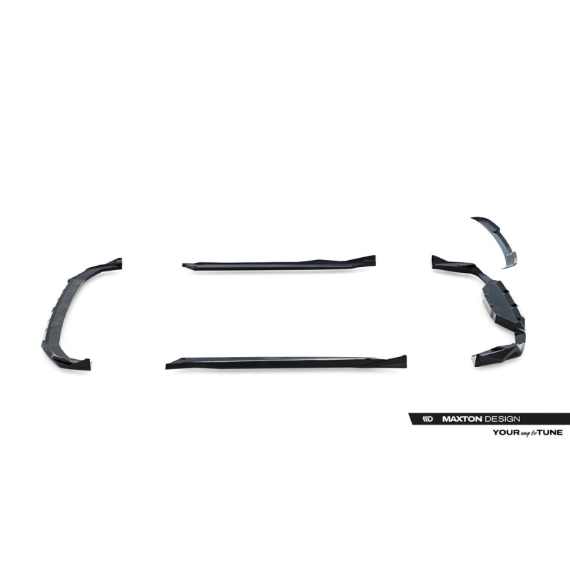 Kit carrosserie Maxton Design BMW X2 M35i U10 (2023+) : lame avant, bas de caisse, lame arrière, becquet