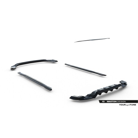 Kit carrosserie Maxton Design Mercedes-AMG GLA 35 H247 restylée (2023-2026) : lame avant, bas de caisse, lame arrière, becquet