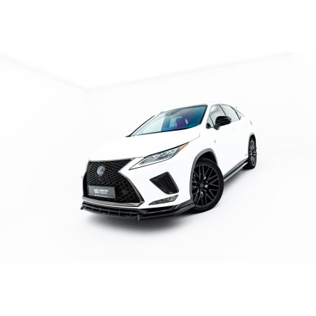 Kit carrosserie Maxton Design Lexus RX F-Sport Mk4 restylée (2019-2022) : lame avant, bas de caisse, lame arrière, becquet