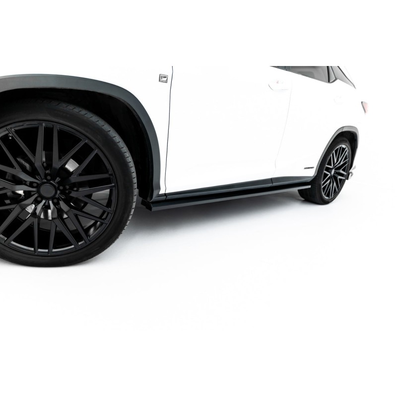 Kit carrosserie Maxton Design Lexus RX F-Sport Mk4 restylée (2019-2022) : lame avant, bas de caisse, lame arrière, becquet