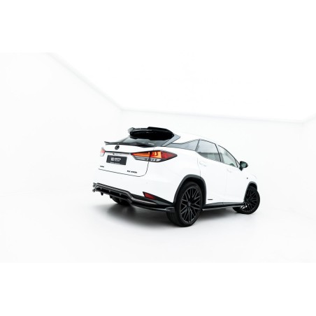 Kit carrosserie Maxton Design Lexus RX F-Sport Mk4 restylée (2019-2022) : lame avant, bas de caisse, lame arrière, becquet
