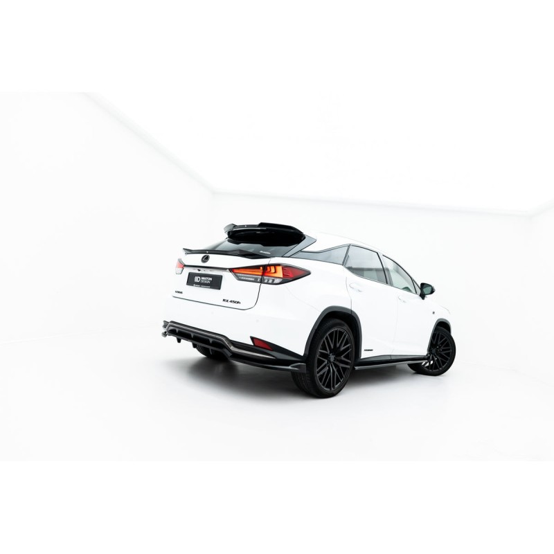 Kit carrosserie Maxton Design Lexus RX F-Sport Mk4 restylée (2019-2022) : lame avant, bas de caisse, lame arrière, becquet