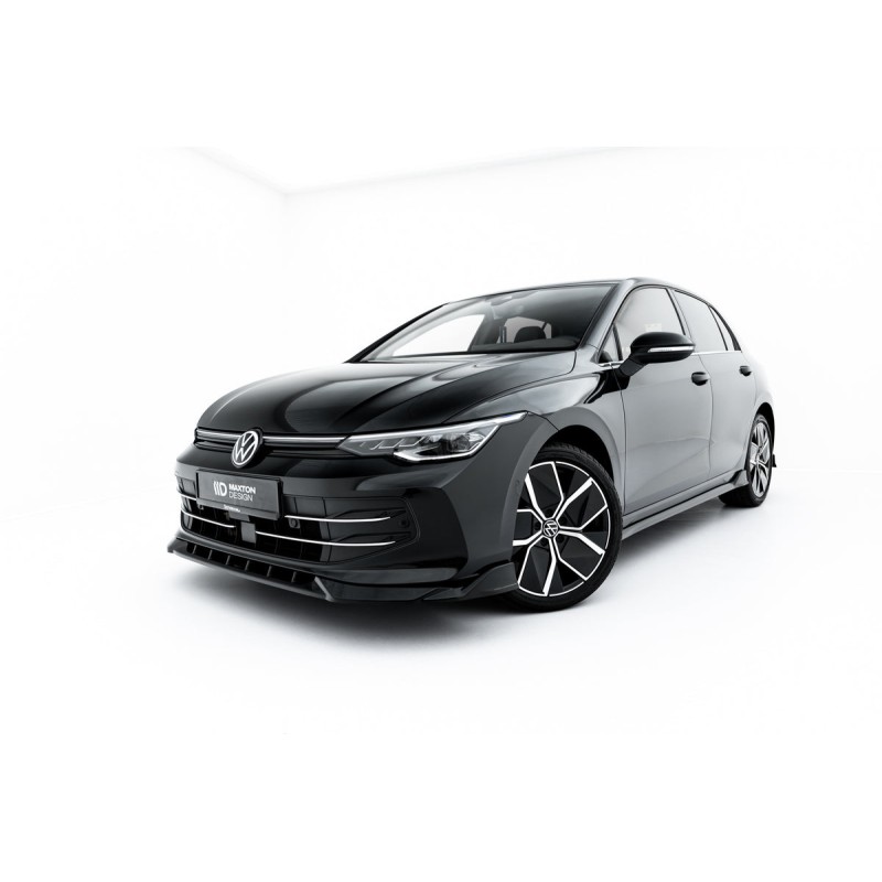 Kit carrosserie Maxton Design Volkswagen Golf 5 portes Mk8 restylée (2024+) : lame avant, bas de caisse, lame arrière, becquet