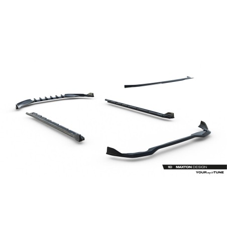 Kit carrosserie Maxton Design Volkswagen Golf 5 portes Mk8 restylée (2024+) : lame avant, bas de caisse, lame arrière, becquet