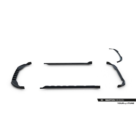Kit carrosserie Maxton Design Volkswagen Golf 5 portes Mk8 restylée (2024+) : lame avant, bas de caisse, lame arrière, becquet