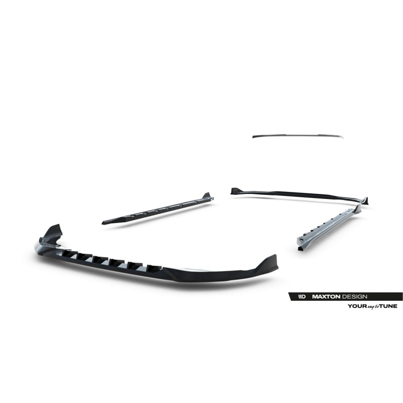 Kit carrosserie Maxton Design Volkswagen Golf 5 portes Mk8 restylée (2024+) : lame avant, bas de caisse, lame arrière, becquet