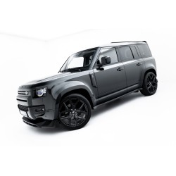 Kit carrosserie Maxton Design Land Rover Defender 110 Mk4 (2020+) : lame avant, bas de caisse, lame arrière, becquet