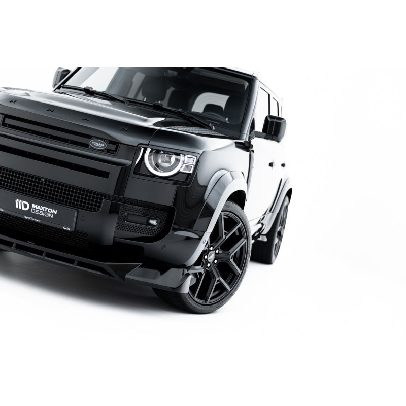 Kit carrosserie Maxton Design Land Rover Defender 110 Mk4 (2020+) : lame avant, bas de caisse, lame arrière, becquet