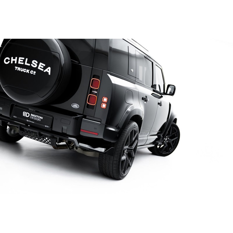 Kit carrosserie Maxton Design Land Rover Defender 110 Mk4 (2020+) : lame avant, bas de caisse, lame arrière, becquet
