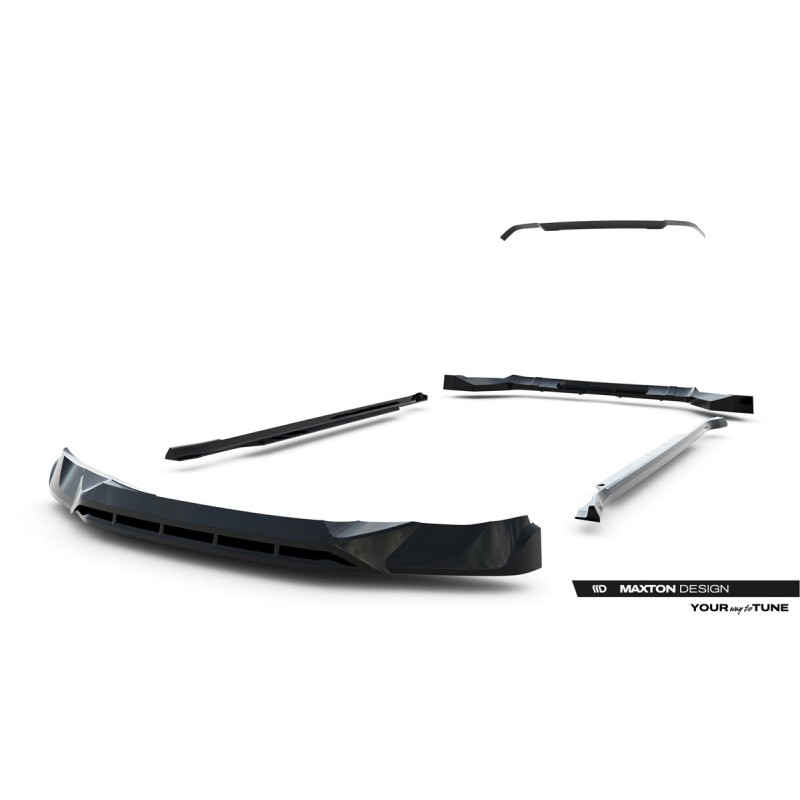 Kit carrosserie Maxton Design Land Rover Defender 110 Mk4 (2020+) : lame avant, bas de caisse, lame arrière, becquet