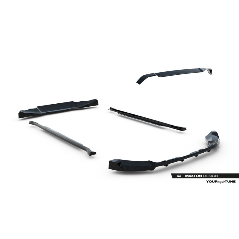 Kit carrosserie Maxton Design Land Rover Defender 110 Mk4 (2020+) : lame avant, bas de caisse, lame arrière, becquet
