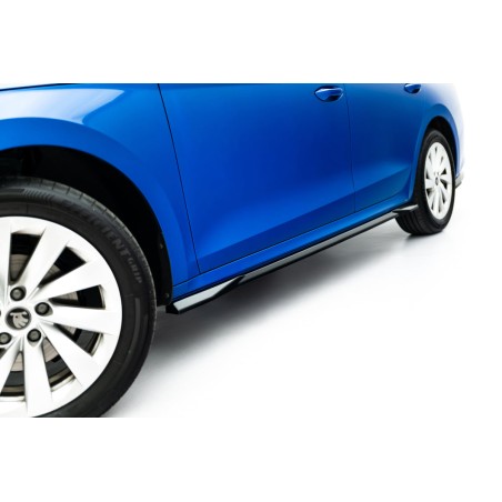 Kit carrosserie Maxton Design Skoda Octavia Combi Mk4 restylée (2024+) : lame avant, bas de caisse, lame arrière, becquet